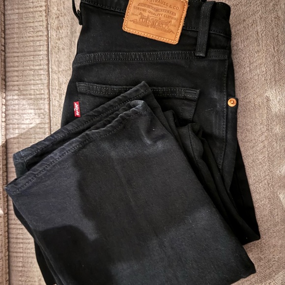 RIBCAGE STRAIGHT ANKLE WOMEN'S JEANS 26 - Picture 3 of 4